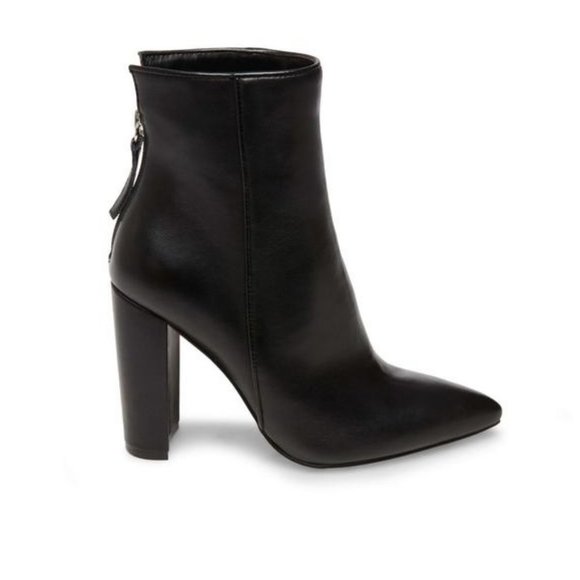 steve madden trista black leather
